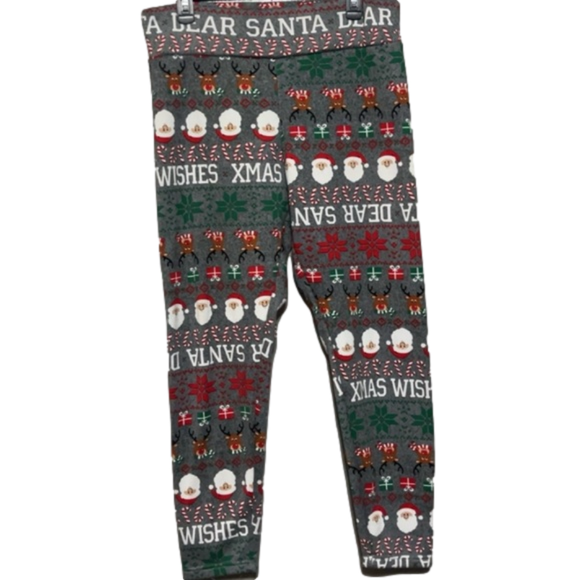 No Boundaries Pants - Christmas fleece lined leggings